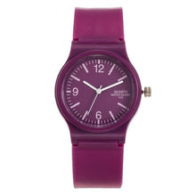 将图片加载到图库查看器，Fashion Casual Environmental Friendly Silicone Childrens Quartz Fashion Watches Retro Classic Analog Time Teacher Young Girls Teen Wrist Watch With Colorful Silicone Band For Valentine’s Day
