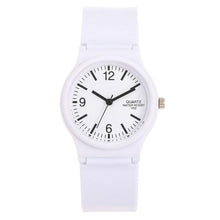 将图片加载到图库查看器，Fashion Casual Environmental Friendly Silicone Childrens Quartz Fashion Watches Retro Classic Analog Time Teacher Young Girls Teen Wrist Watch With Colorful Silicone Band For Valentine’s Day
