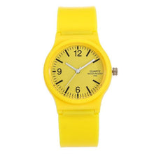 将图片加载到图库查看器，Fashion Casual Environmental Friendly Silicone Childrens Quartz Fashion Watches Retro Classic Analog Time Teacher Young Girls Teen Wrist Watch With Colorful Silicone Band For Valentine’s Day
