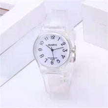 将图片加载到图库查看器，Fashion Casual Environmental Friendly Silicone Childrens Quartz Fashion Watches Retro Classic Analog Time Teacher Young Girls Teen Wrist Watch With Colorful Silicone Band For Valentine’s Day
