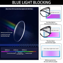Load image into Gallery viewer, Fashion Cat Eye Eyeglasses For Women Men Flexible Portable Anti Blue Rays Glasses Computer Glasses Optical Eyewear For Men And Women Optical Eyewear Fashionable Eyewear
