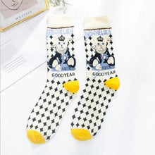 将图片加载到图库查看器，Fashion Colorful Print Socks Women Mushroom Spring Woman Socks Cotton Socks For Women Cotton Men's and Women's Printed Funky Socks - Unisex Mid Crew Length Breathable Pure Cotton Super Soft Quirky Prints Socks
