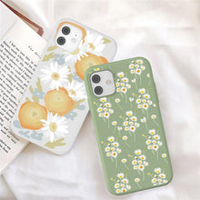 Load image into Gallery viewer, Fashion Flower Phone Case For Iphone 7 8 Plus  Iphone Xr X Xs Silicone Ultra Thin Shockproof Mobile Phone Case With Fashion Pattern Cover Stylish Beautiful Flower Pattern Colored iphone Case
