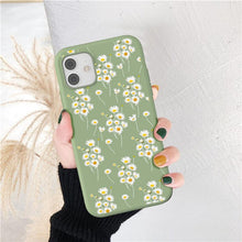 Load image into Gallery viewer, Fashion Flower Phone Case For Iphone 7 8 Plus  Iphone Xr X Xs Silicone Ultra Thin Shockproof Mobile Phone Case With Fashion Pattern Cover Stylish Beautiful Flower Pattern Colored iphone Case
