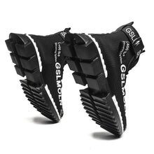 Load image into Gallery viewer, Fashion Flying Woven Sock Mens High Top Sneakers Men Non-slip Shoes Casual Shoes Running Modern Shoes Non Slip Athletic Tennis Walking Type Sneakers Hip Hop Style
