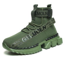 Load image into Gallery viewer, Fashion Flying Woven Sock Mens High Top Sneakers Men Non-slip Shoes Casual Shoes Running Modern Shoes Non Slip Athletic Tennis Walking Type Sneakers Hip Hop Style
