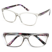 Load image into Gallery viewer, Fashion Glasses Men Women Reading Anti Blue Eye Protection Eyeglasses Hyperopia Transparent Optical Eyewear With Diopter For Women And Men +1.0~+ 4.0
