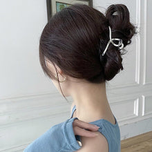 将图片加载到图库查看器，Fashion INS Hair Claws Hair Crab Clamp Hairgrip Matte Metal Hair Clip Claw Large Size INS Hair Claws Gorgeous Hair Accessories For Women
