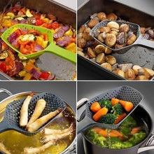 Load image into Gallery viewer, Fashion Kitchen Accessories Large Scoop Colander Pasta Heat Resistant Strainer
