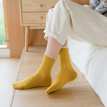 Load image into Gallery viewer, Fashion Lace Ruffled Soft Cotton Female Sock Spring And Summer Cute Socks Sweet Princess Girls Comfortable Breathable Cute Socks For Women
