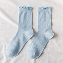 Load image into Gallery viewer, Fashion Lace Ruffled Soft Cotton Female Sock Spring And Summer Cute Socks Sweet Princess Girls Comfortable Breathable Cute Socks For Women
