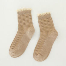 Load image into Gallery viewer, Fashion Lace Ruffled Soft Cotton Female Sock Spring And Summer Cute Socks Sweet Princess Girls Comfortable Breathable Cute Socks For Women

