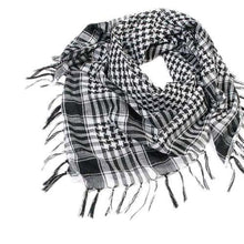 将图片加载到图库查看器，Fashion Latest Women Men Arab Shemagh Keffiyeh Palestine Scarf Shawl Wrap Scarves Keffiyeh Man Wrap Bandana Shemagh Military Scarf plaid Islamic Airsoft Muslim Multifunction Tactical Arabic Hijab Palestine Women Men Scarf
