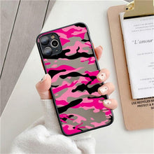 Load image into Gallery viewer, Fashion Leopard Pattern Case For iPhone 13 14 Pro MaxXS Max XR X Shockproof Cover Clear Bumper Women Girl Phone Case Cover with Black Leopard Print Designed for iPhone
