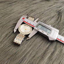 Load image into Gallery viewer, Fashion Luxury Silver Watch Women Watches Rhinestone Womens Watches Stainless Steel Watch And Bracelet Set For Women Rose Gold Rhinestone Wrist Watch With Bangles Mother Bracelet Watches
