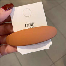 将图片加载到图库查看器，Fashion Matte Geometric Hair Clip Elegant Women Barrettes Hairpins Ponytail Holder Hairgrips Headwear Gorgeous Hair Accessories For Women
