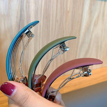 将图片加载到图库查看器，Fashion Matte Geometric Hair Clip Elegant Women Barrettes Hairpins Ponytail Holder Hairgrips Headwear Gorgeous Hair Accessories For Women
