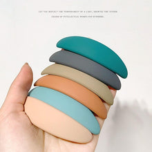 将图片加载到图库查看器，Fashion Matte Geometric Hair Clip Elegant Women Barrettes Hairpins Ponytail Holder Hairgrips Headwear Gorgeous Hair Accessories For Women
