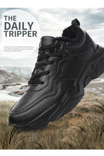 Load image into Gallery viewer, Fashion Men's Sneakers Winter Plush Casual Shoes Trainers Lightweight Vulcanize Walking Sneakers Warm Anti-Slip Soft Sole Warm Fur Lined Winter Comfortable Sneakers
