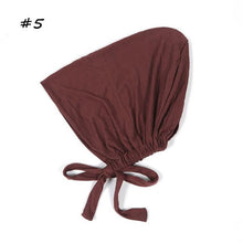 Load image into Gallery viewer, Fashion Modal Under Scarf  Hijab Turban Cap Cotton With Band Adjustable Inner Hijab cap Muslim Turban Hijab Cap For Women
