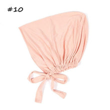 Load image into Gallery viewer, Fashion Modal Under Scarf  Hijab Turban Cap Cotton With Band Adjustable Inner Hijab cap Muslim Turban Hijab Cap For Women
