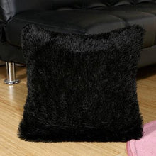 Load image into Gallery viewer, Fashion Plush Cushion Cover Shaggy Faux Fur Decorative Pillow Fur Pillows Fluffy Throw Pillows Cover Faux Fur Pillow Case Luxury Soft Cushion Cover Cushion Covers Home Living Room Seat Car Pink Pillowcase
