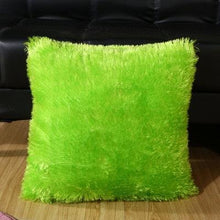 Load image into Gallery viewer, Fashion Plush Cushion Cover Shaggy Faux Fur Decorative Pillow Fur Pillows Fluffy Throw Pillows Cover Faux Fur Pillow Case Luxury Soft Cushion Cover Cushion Covers Home Living Room Seat Car Pink Pillowcase
