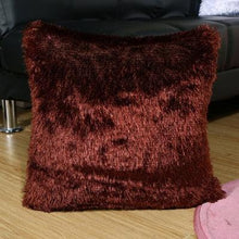 Load image into Gallery viewer, Fashion Plush Cushion Cover Shaggy Faux Fur Decorative Pillow Fur Pillows Fluffy Throw Pillows Cover Faux Fur Pillow Case Luxury Soft Cushion Cover Cushion Covers Home Living Room Seat Car Pink Pillowcase
