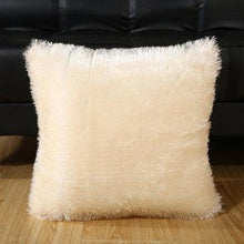 Load image into Gallery viewer, Fashion Plush Cushion Cover Shaggy Faux Fur Decorative Pillow Fur Pillows Fluffy Throw Pillows Cover Faux Fur Pillow Case Luxury Soft Cushion Cover Cushion Covers Home Living Room Seat Car Pink Pillowcase
