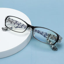 Load image into Gallery viewer, Fashion Print Reading Glasses Women Men Anti Blue Light Glasses Computer Goggles Eye Protection For Men And Women  Portable High-definition  Lens Retro Magnifier Eyewear Diopter +1.0~+4.0
