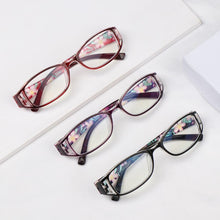 Load image into Gallery viewer, Fashion Print Reading Glasses Women Men Anti Blue Light Glasses Computer Goggles Eye Protection For Men And Women  Portable High-definition  Lens Retro Magnifier Eyewear Diopter +1.0~+4.0
