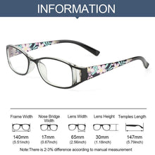 Load image into Gallery viewer, Fashion Print Reading Glasses Women Men Anti Blue Light Glasses Computer Goggles Eye Protection For Men And Women  Portable High-definition  Lens Retro Magnifier Eyewear Diopter +1.0~+4.0
