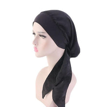 Load image into Gallery viewer, Fashion Printed Flowers Soft Beanie Turban Hat Inner Hijabs Cap Muslim Head Scarf Turban Bonnet Ladies Wrap Under Hijab Caps For Women
