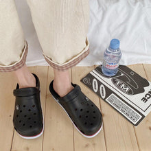 将图片加载到图库查看器，Fashion Sandal Clogs Women Slippers Soft Bottom Beach Sandals Women Clog Sandals Breathable Ankle-Wrap EVA Clogs Slippers For Women Fashion Comfortable Slip On Slides Shoes
