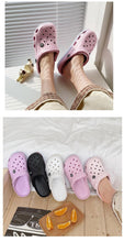 将图片加载到图库查看器，Fashion Sandal Clogs Women Slippers Soft Bottom Beach Sandals Women Clog Sandals Breathable Ankle-Wrap EVA Clogs Slippers For Women Fashion Comfortable Slip On Slides Shoes
