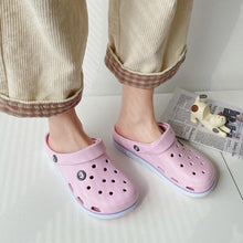 将图片加载到图库查看器，Fashion Sandal Clogs Women Slippers Soft Bottom Beach Sandals Women Clog Sandals Breathable Ankle-Wrap EVA Clogs Slippers For Women Fashion Comfortable Slip On Slides Shoes

