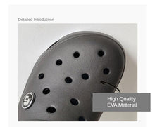 将图片加载到图库查看器，Fashion Sandal Clogs Women Slippers Soft Bottom Beach Sandals Women Clog Sandals Breathable Ankle-Wrap EVA Clogs Slippers For Women Fashion Comfortable Slip On Slides Shoes
