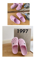 将图片加载到图库查看器，Fashion Sandal Clogs Women Slippers Soft Bottom Beach Sandals Women Clog Sandals Breathable Ankle-Wrap EVA Clogs Slippers For Women Fashion Comfortable Slip On Slides Shoes
