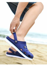 Load image into Gallery viewer, Fashion Sandals Mens Clogs Slippers Soft Bottom Beach Sandals Clog Comfortable Breathable Ankle-Wrap Lightweight Hiking Summer Walking Water Beach Shoes
