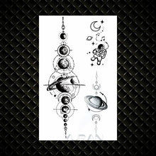 Load image into Gallery viewer, Fashion Small Sexy Black Temporary Waterproof Tattoo Cute Star Heart Tattoos Sticker Body Finger Tattoo For Kids Womens
