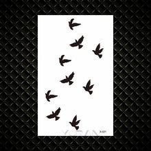Load image into Gallery viewer, Fashion Small Sexy Black Temporary Waterproof Tattoo Cute Star Heart Tattoos Sticker Body Finger Tattoo For Kids Womens
