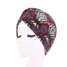 Load image into Gallery viewer, Fashion Soft Cotton Print Inner Headdress Lightweight Turban Elegant Bonnet Hijab Caps Arab Wrap Hijab Headscarf Hat For Woman
