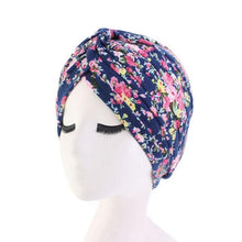 Load image into Gallery viewer, Fashion Soft Cotton Print Inner Headdress Lightweight Turban Elegant Bonnet Hijab Caps Arab Wrap Hijab Headscarf Hat For Woman
