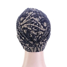 Load image into Gallery viewer, Fashion Soft Cotton Print Inner Headdress Lightweight Turban Elegant Bonnet Hijab Caps Arab Wrap Hijab Headscarf Hat For Woman
