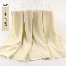 Load image into Gallery viewer, Fashion Soft Long Plain High Quality Premium Heavy Lightweight Elegant Chiffon Hijab Scarf  Scarves Hijabs Lightweight Islamic Head Wear Escharpe Shawls Long Shawls For Women

