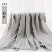 Load image into Gallery viewer, Fashion Soft Long Plain High Quality Premium Heavy Lightweight Elegant Chiffon Hijab Scarf  Scarves Hijabs Lightweight Islamic Head Wear Escharpe Shawls Long Shawls For Women
