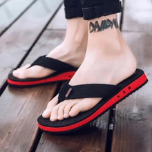 将图片加载到图库查看器，Fashion Summer Big Size Youth Slippers For Men Women Massage Non-Slip Cool Outside Flip Flops Breathable Thick-Soled Slippers
