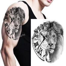 Load image into Gallery viewer, Fashion Temporary Sticker Tiger Tattoo Waterproof Removable Realistic Body Tatoo For Mens
