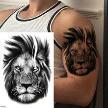 Load image into Gallery viewer, Fashion Temporary Sticker Tiger Tattoo Waterproof Removable Realistic Body Tatoo For Mens
