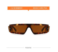 Load image into Gallery viewer, Fashion Trendy Chunky Frame 90s Rectangle Popular &amp; Unique Square Small Sunglasses For Women &amp; Men Rectangle Personalized Sun Glasses Design Outdoor Decent Shades Eyewear
